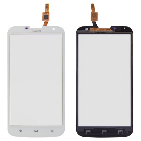 Сенсорний екран для Huawei Ascend G730 U10, білий, #HMCF 055 1140 Y4