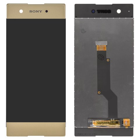 Дисплей для Sony G3112 Xperia XA1 Dual, G3116 Xperia XA1 Dual, G3121 Xperia XA1, G3125 Xperia XA1, золотистый, без рамки, Original PRC 