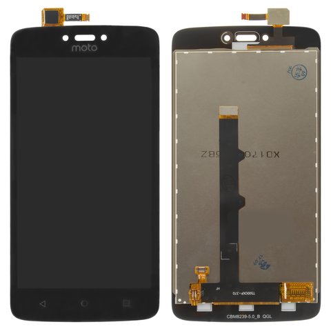 Дисплей для Motorola XT1750 Moto C, черный, Original PRC 
