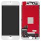 Дисплей для iPhone 8, iPhone SE 2020, белый, с рамкой, Оригинал (переклеено стекло)