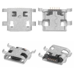 Конектор зарядки для мобільних телефонів, 5 pin, тип 15, micro USB тип B
