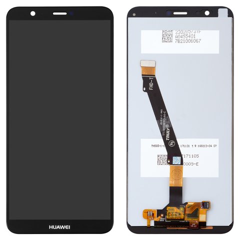 Дисплей для Huawei Enjoy 7s, P Smart, чорний, логотип Huawei, без рамки, Original PRC , FIG L31 FIG LX1