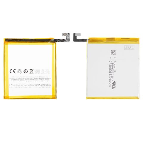 Аккумулятор BT68 для Meizu M3, M3 Mini, Li Polymer, 3,85 B, 2870 мАч, Original PRC 