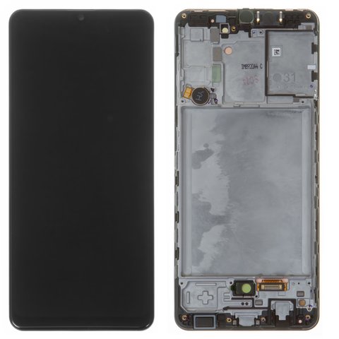Дисплей для Samsung A315 Galaxy A31, чорний, з рамкою, Original, сервісне опаковання, #GH82 22761A GH82 22905A GH82 24455A