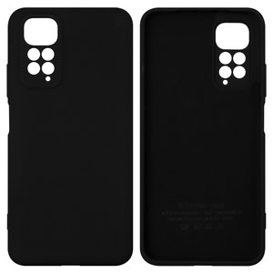 Чехол для Xiaomi Redmi Note 11S, черный, Original Soft Case, силикон, black 18 