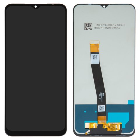 Дисплей для Samsung A226 Galaxy A22 5G, черный, без рамки, Оригинал переклеено стекло 