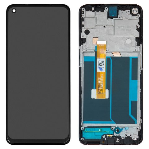Дисплей для OnePlus Nord N10 5G, черный, с рамкой, Original PRC 