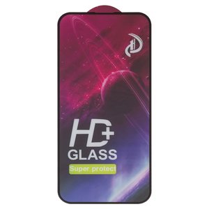 Захисне скло для Apple iPhone 15 Pro Max, сумісне з чохлом, Full Glue, без упаковки , чорний