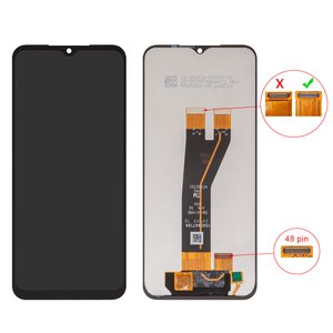 Дисплей для Samsung A146B Galaxy A14 5G, черный, без рамки, High Copy, 48 pin, SM A146B A14 5G V04