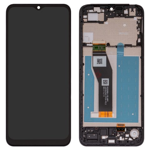 Дисплей для Motorola Moto E13 XT2345, черный, с рамкой, High Copy, XT2345