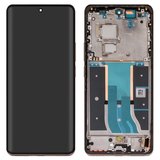 Дисплей для Realme 12 Pro, золотистий, з рамкою, Original (PRC), RMX3842