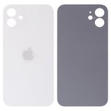 Задняя панель корпуса для iPhone 12, белая, не нужно снимать стекло камеры, Original (PRC), big hole