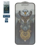 Захисне скло iNobi Amulet для Apple iPhone 15 Pro, Full Glue, Anti-Static, чорний