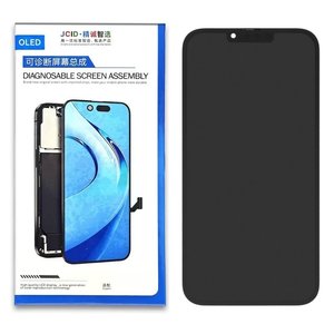 Дисплей JCID для iPhone 13 Pro Max, черный, с рамкой, без ошибки, OLED  soft, Diagnosable, 120Hz