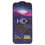 Захисне скло HD+ для Apple iPhone 17, 0,33 мм 9H, сумісне з чохлом, Full Glue, чорний