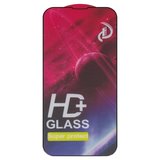 Защитное стекло для Apple iPhone 13, iPhone 13 Pro, iPhone 14, совместимо с чехлом, Full Glue, (без упаковки), черный