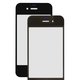 Vidrio de carcasa puede usarse con Apple iPhone 4S, negro