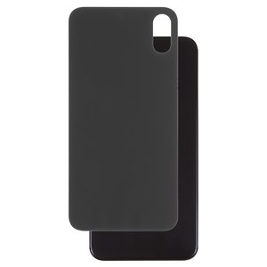 Panel trasero de carcasa puede usarse con iPhone XS, negra, es necesario desmontar la cámara, small hole