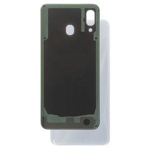 Panel trasero de carcasa puede usarse con Samsung A305F DS Galaxy A30, blanco