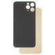 Задняя панель корпуса для iPhone 11 Pro, золотистая, нужно снять стекло камеры, small hole, matte gold
