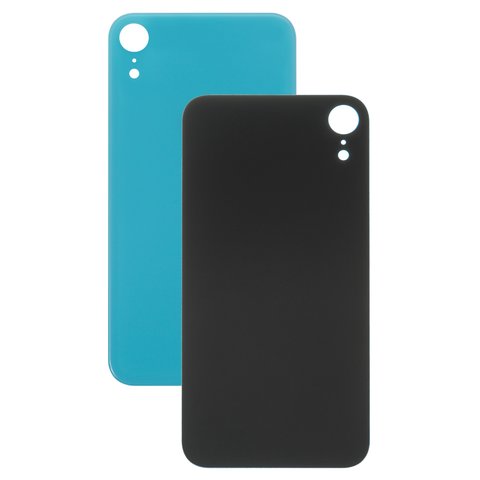 Housing Back Cover compatible with iPhone XR, blue, no need to remove the camera glass, big hole 