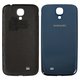 Battery Back Cover compatible with Samsung I9500 Galaxy S4, I9505 Galaxy S4, (dark blue)