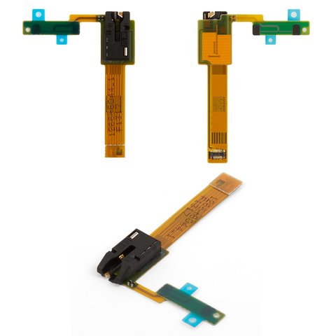 Conector de manos libres puede usarse con Sony C5302 M35h Xperia SP, C5303 M35i Xperia SP, con cable flex