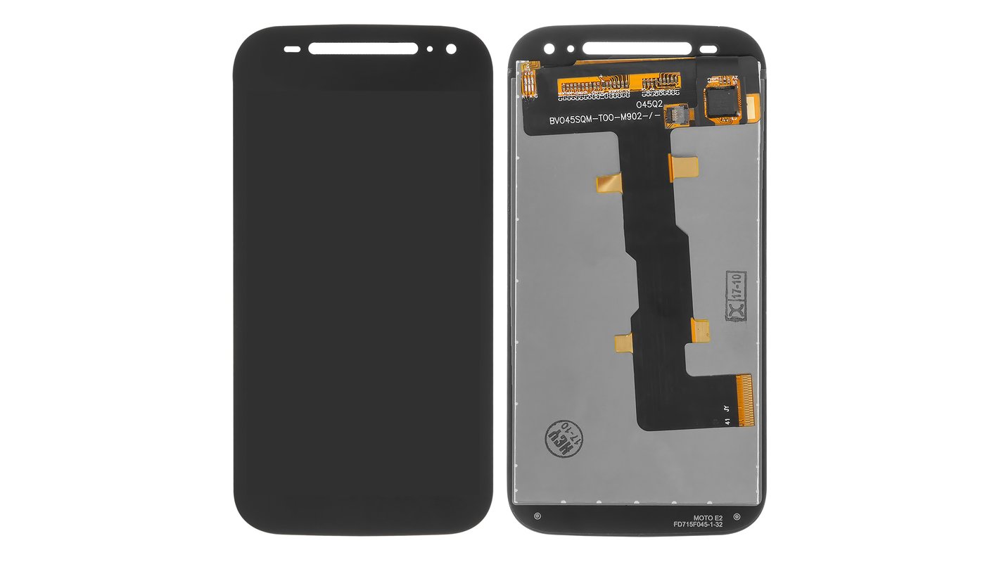 Lcd Compatible With Motorola Xt1527 Moto E 2nd Gen Black Without Frame Original Prc All Spares