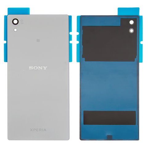 Housing Back Cover compatible with Sony E6603 Xperia Z5, E6653 Xperia Z5, E6683 Xperia Z5 Dual, silver 
