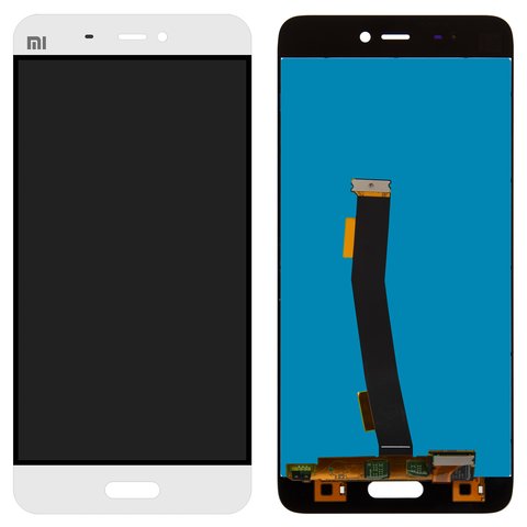 Pantalla LCD puede usarse con Xiaomi Mi 5, blanco, sin marco, Original PRC 