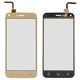 Touchscreen compatible with UMI Diamond, (golden)