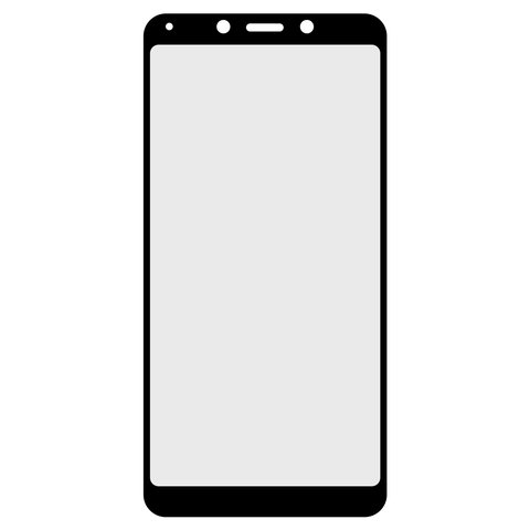 Tempered Glass Screen Protector All Spares compatible with Xiaomi Redmi 6, Redmi 6A, 0,26 mm 9H, Full Screen, compatible with case, black, This glass covers the screen completely. 