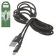 USB кабель Hoco X14, USB тип-A, micro-USB тип-B, 200 см, 2 A, черный