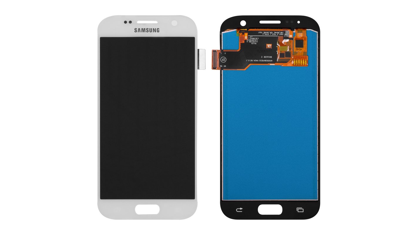 Vago Kosciuszko Consumir Pantalla LCD puede usarse con Samsung G930 Galaxy S7, blanco, con ajuste de  brillo, Best copy, sin marco, Copy, (TFT) - All Spares