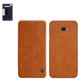 Case Nillkin Qin leather case compatible with Samsung J410 Galaxy J4 Core, (brown, flip, PU leather, plastic) #6902048169791