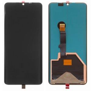 Pantalla LCD puede usarse con Huawei P30 Pro, negro, sin marco, High Copy, OLED 