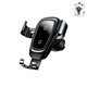 Car Holder Baseus BSWC-C01, (black, for deflector, with wireless charger, with micro-USB cable Type-B, 10 W, 2 A) #WXYL-B0A