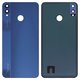 Panel trasero de carcasa puede usarse con Huawei Honor 8X, azul, con vidrio de cámara