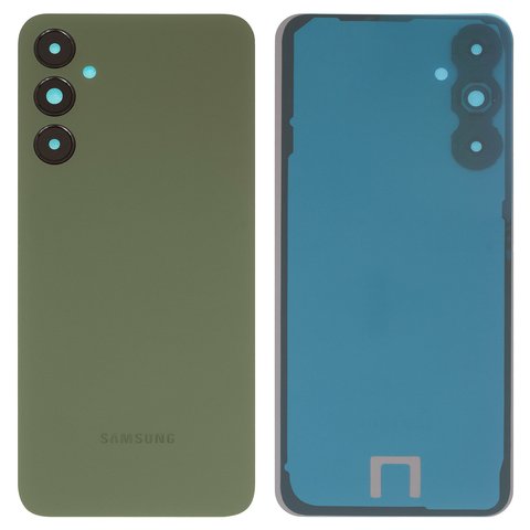 Housing Back Cover compatible with Samsung A057 Galaxy A05s, green, with camera lens, light green 