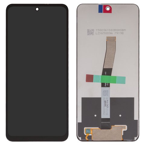 LCD compatible with Xiaomi Redmi Note 9 Pro, Redmi Note 9S, black, without frame, Box  M2003J6B2G, M2003J6A1G 