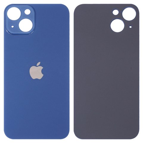 Housing Back Cover compatible with iPhone 13, dark blue, no need to remove the camera glass, Original PRC , big hole 