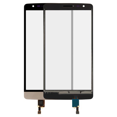 Touchscreen compatible with LG G3s D722, G3s D724, golden 