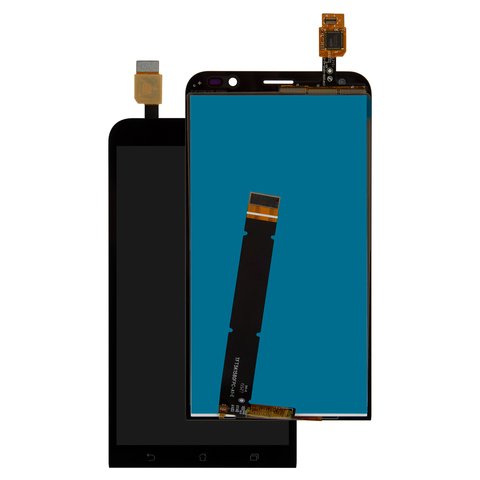 LCD compatible with Asus ZenFone Go ZB551KL , black, without frame 