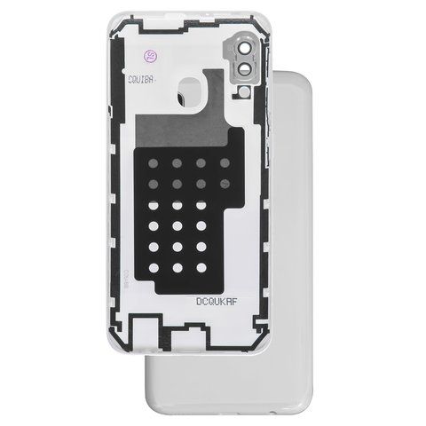 Housing Back Cover compatible with Samsung A202F DS Galaxy A20e, white 