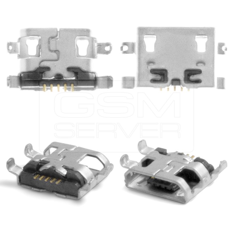 Charge Connector compatible with Xiaomi Mi 1, Mi 1S, Redmi Note 4X; Alcatel One Touch 6030 Idol ...