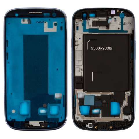 LCD Binding Frame compatible with Samsung I9300i Galaxy S3 Duos, dark blue 