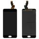 LCD compatible with Meizu M3, M3 Mini, (black, without frame)
