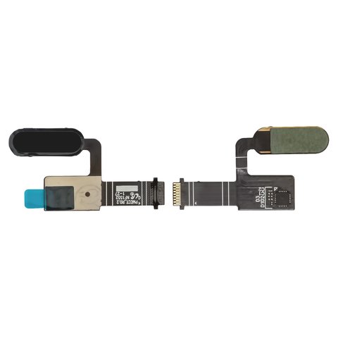 Flat Cable compatible with HTC 10 Lifestyle, menu button, black, with components 