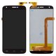 LCD compatible with Doogee Y100 Pro, (black)