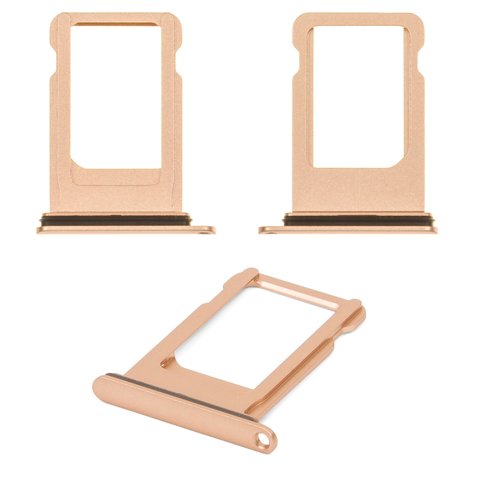 SIM Card Holder compatible with iPhone 8, iPhone SE 2020, golden 